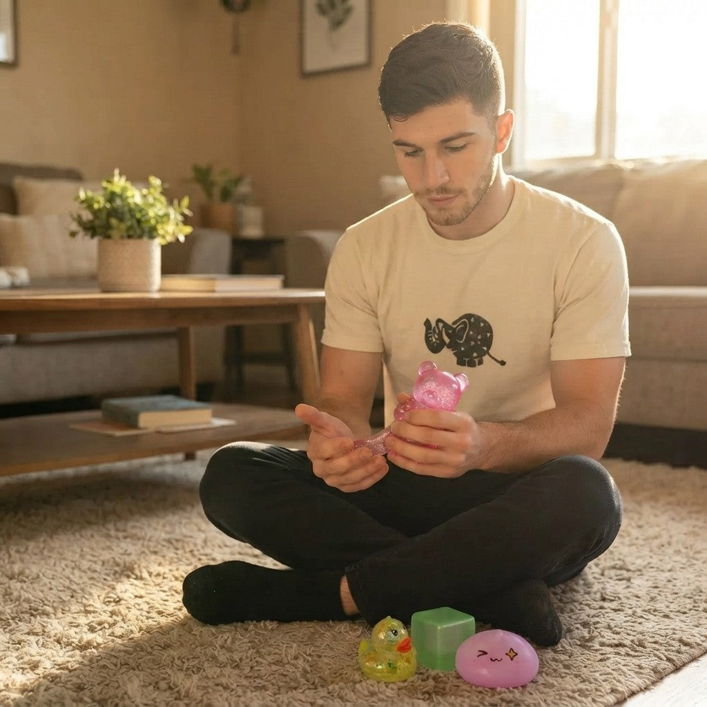 4 Pc Squishy Fidget Toy Set